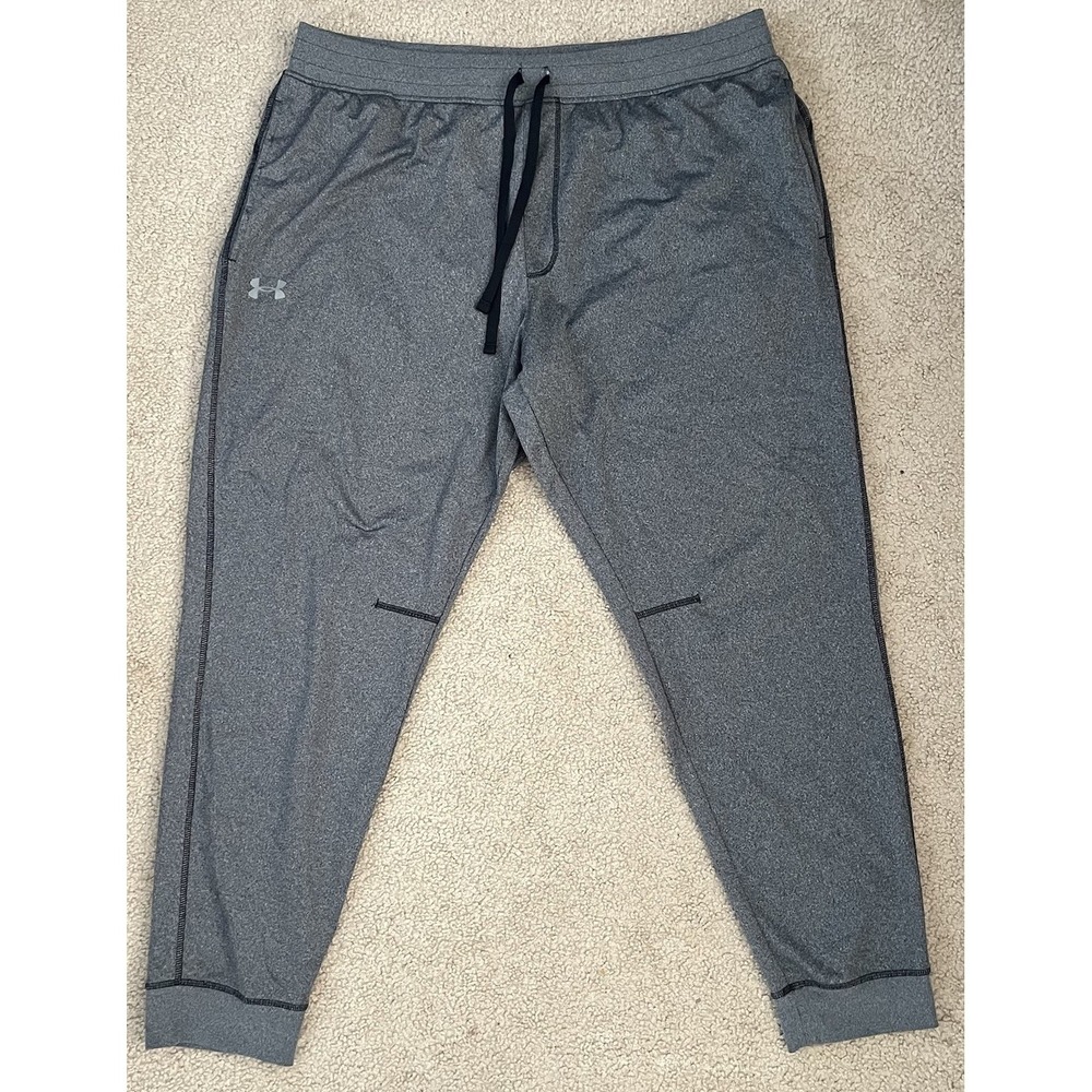 Under Armour Jogger Men's Gray Pants Fleece Athletic Sweatpants 2XL